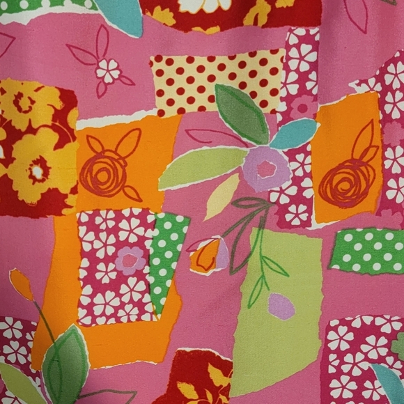 Harold's Womens Pink Floral Print Skirt sz 12 - Picture 3 of 5